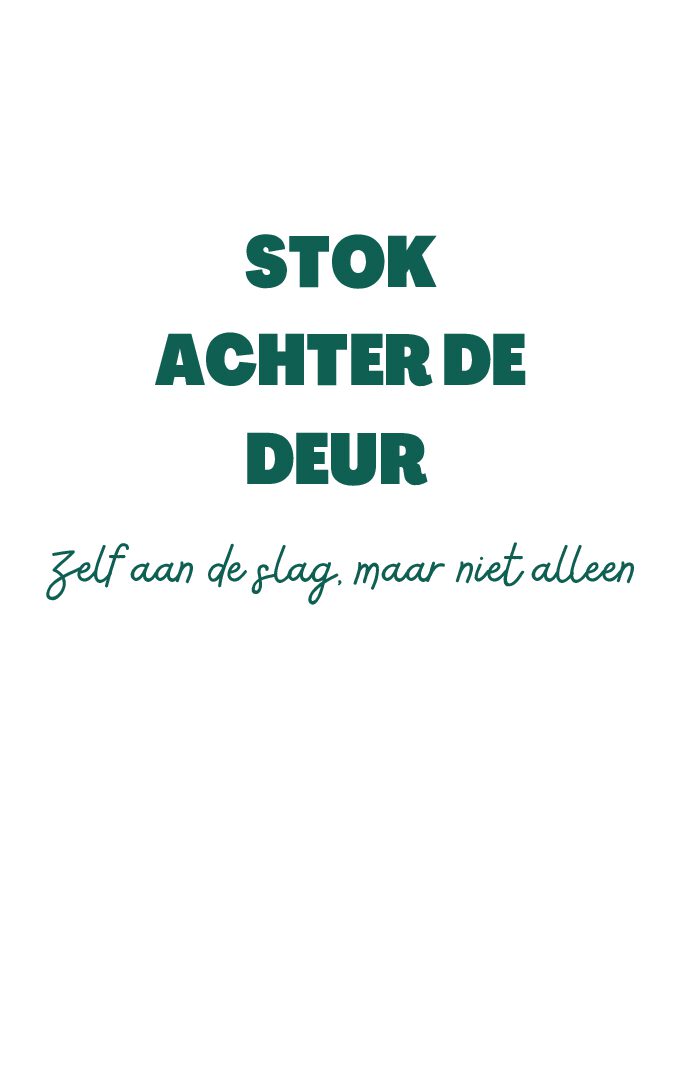 Stok achter de deur